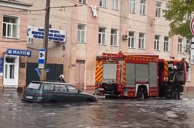 Потоп в Одессе, погода