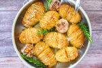 Картофельная гармошка в духовке