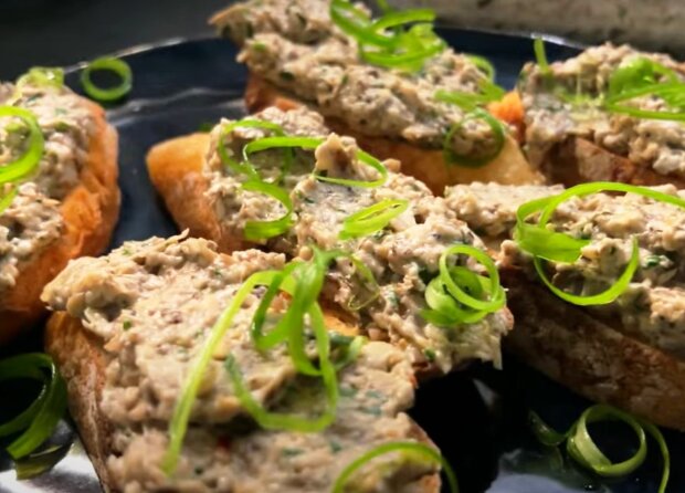 Грибний паштет, кадр з відео