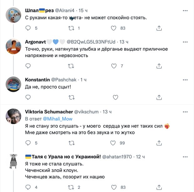 коментарі у Твітер