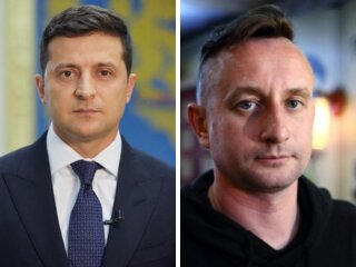 Володимир Зеленський та Сергій Жадан