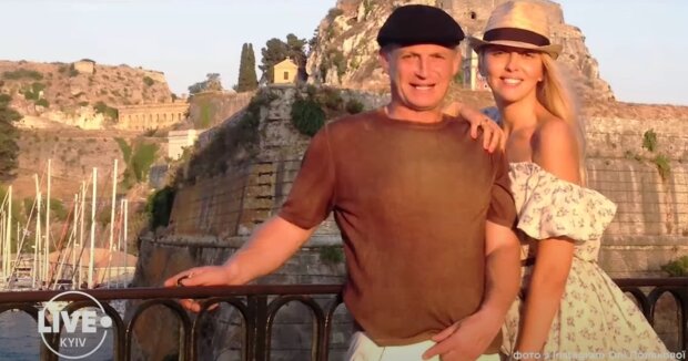 Оля Полякова з чоловіком