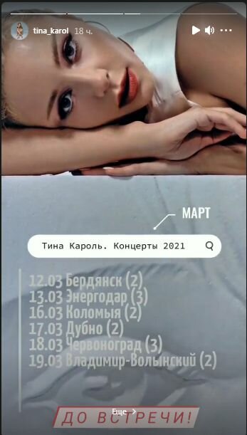 Сториз Тины Кароль