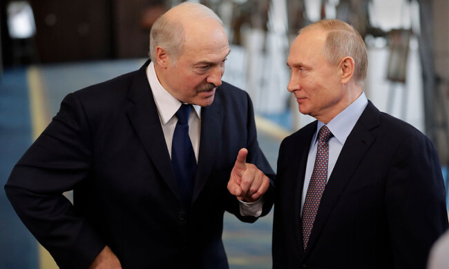 Олександр Лукашенко та Володимир Путін