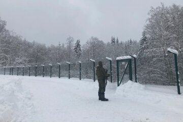 Забор Эстонии на границе с рф, фото из свободных источников