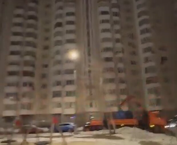 Відключення світла в Москві, кадр з відео