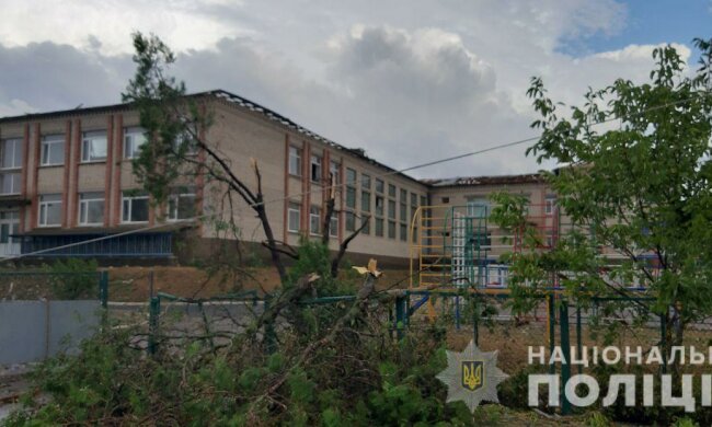 Наслідки урагану на Херсонщині