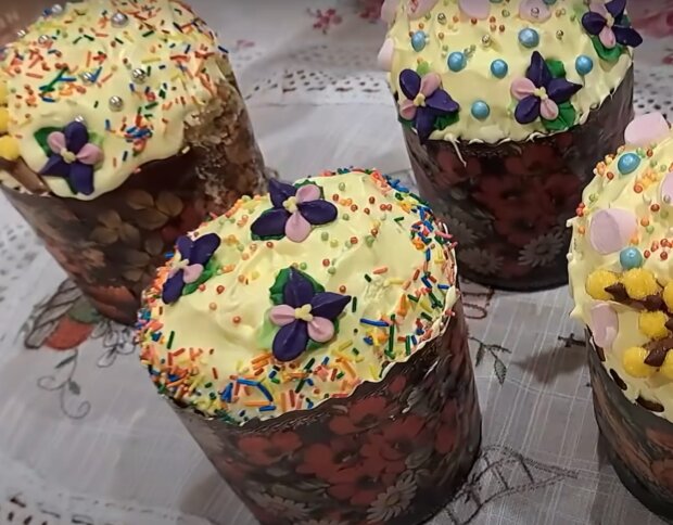 Куличи, Пасха, кадр из видео