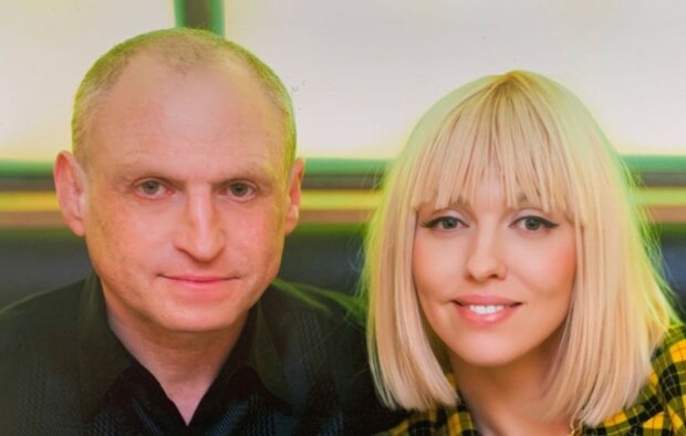 Оля Полякова з чоловіком