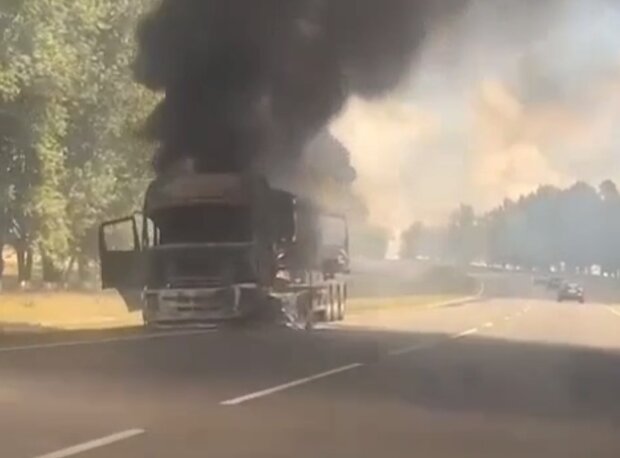 Военные действия в Курской области, кадр из видео