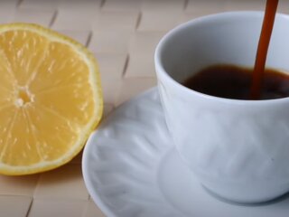 Кофе с лимоном