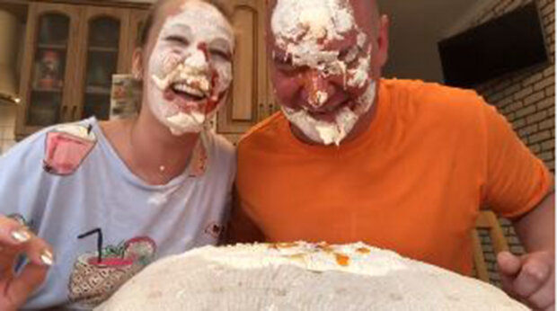 Євген Кошовий з дружиною