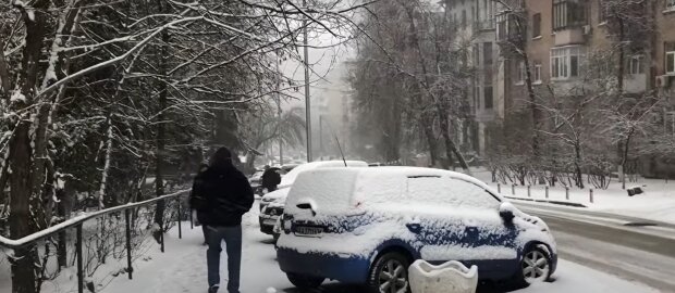 Снежная погода в Украине