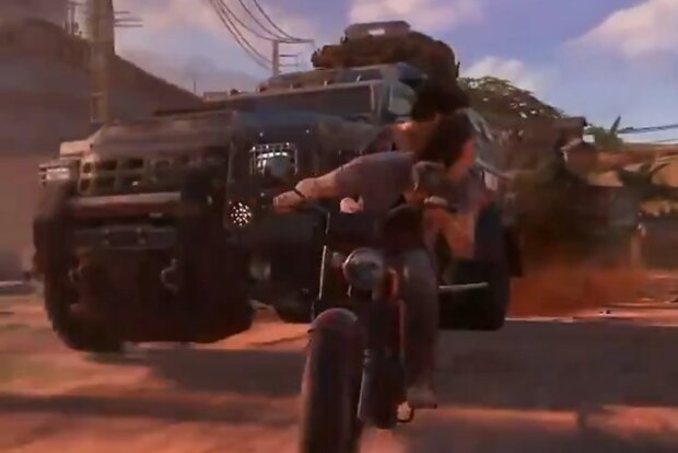 Uncharted 4 \\ кадр з гри