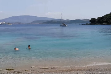 пляж Корфу