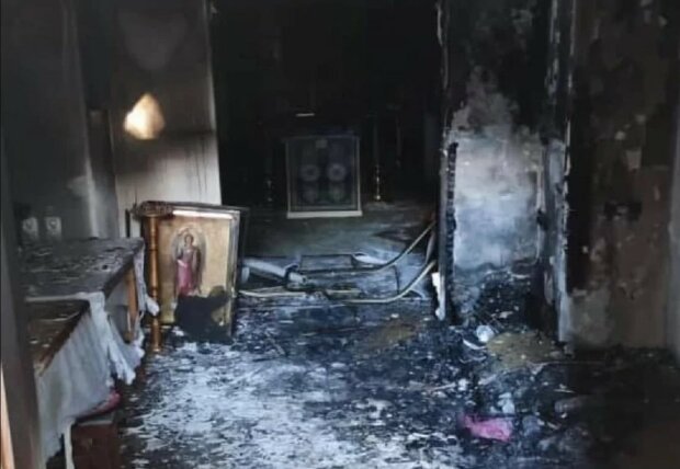 Ребенок сжег церковь Московского патриархата