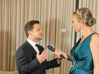 Фото Каті Осадчої та Володимира Зеленського