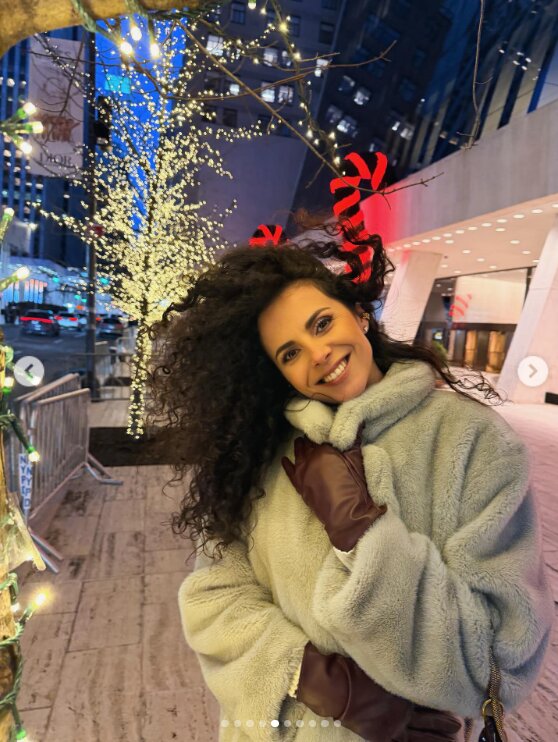 Скрін публікації Насті Каменських