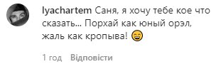 Комментарии на пост Александра Усика в Instagram