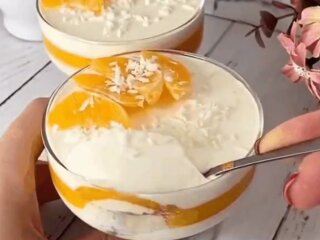 Десерт з мандаринів