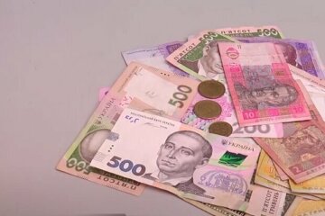 Українські гроші. Фото: скріншот відео.