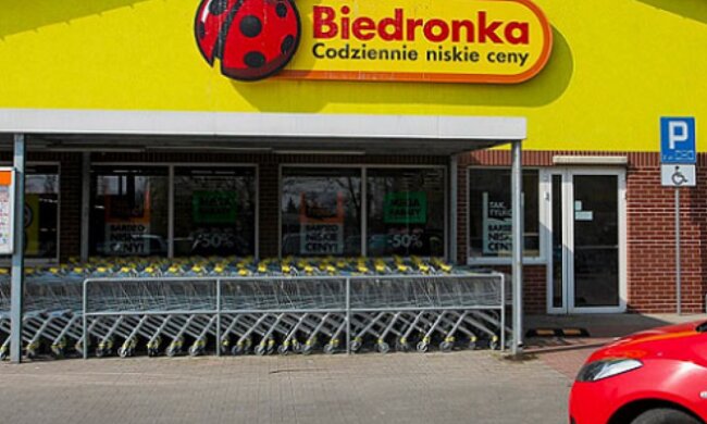 Супермаркет Biedronka, фото из соцсетей