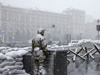 Сніг у Києві, фото з вільних джерел