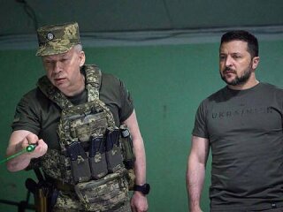 Александр Сырский и Владимир Зеленский, фото: Офис Президента