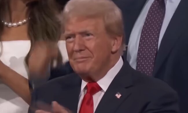 Дональд Трамп, кадр из видео