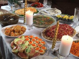 Різдвяний стіл, скріншот із відео