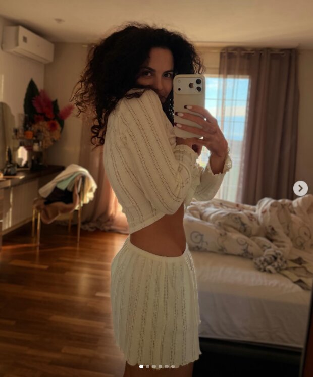 Скрин публикации Насти Каменских