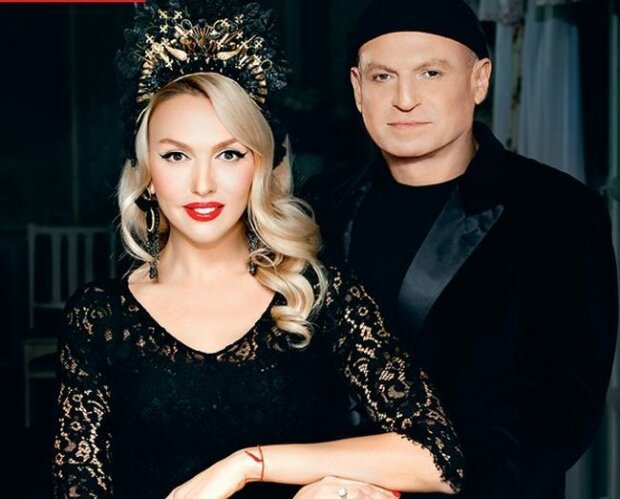 Оля Полякова з чоловіком