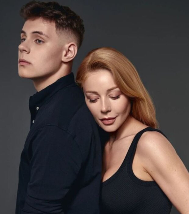 Тина Кароль и ее сын Вениамин