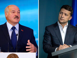 Зеленський та Лукашенко