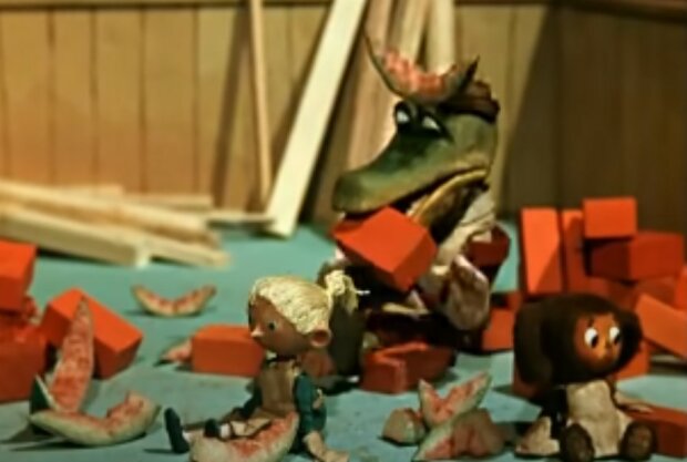 Чебурашка и крокодил Гена