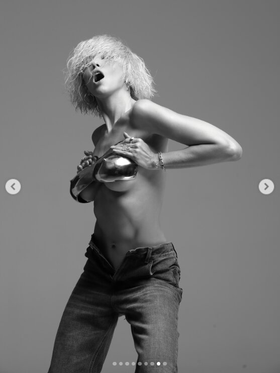 Скрин публикации Оли Поляковой