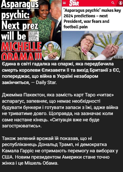 Скрін публікації