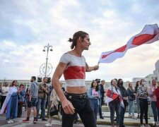 Протестувальники в Мінську