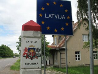 Латвія, кордон, фото із вільних джерел