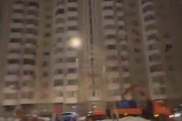 Отключение света в Москве, кадр из видео