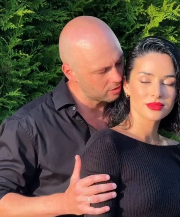 Злата Огневич и Максим Бородин, кадр из видео