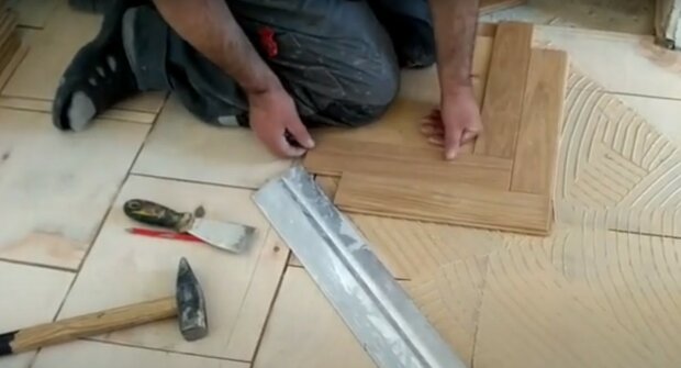 укладка паркета