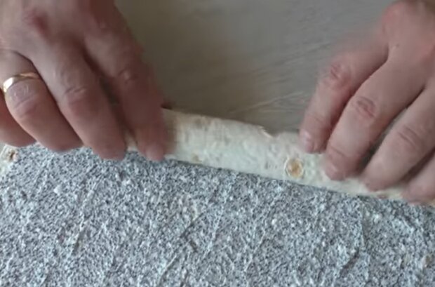 Рулет з лаваша, кадр з відео