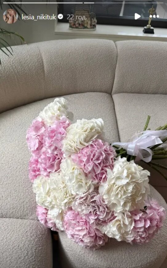 Скрін публікації Лесі Нікітюк