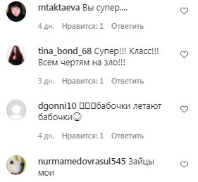 Комментарии на пост с фан-страницы Аллы Пугачевой в Instagram