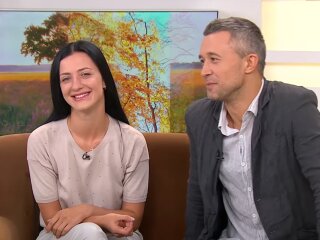 Сергій та Сніжана Бабкіни, скріншот із відео