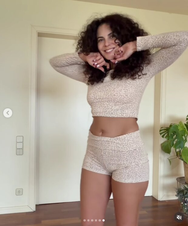 Скрин публикации Насти Каменских