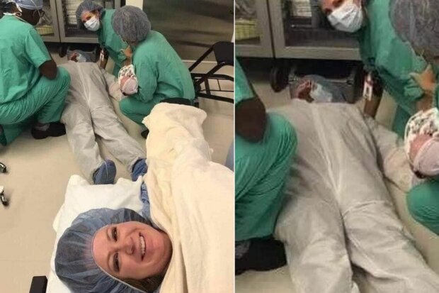 Жінка показала фото відразу після пологів