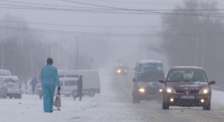 Погода, зима, снег