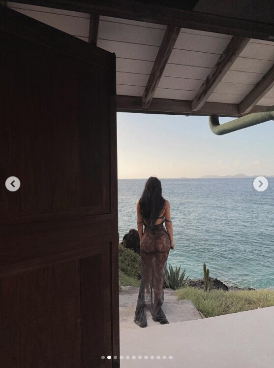 Скрин публикации Ким Кардашьян